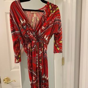 Mara Hoffman cinched waist printed dress